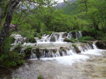 四川黄龙旅游景色拍摄